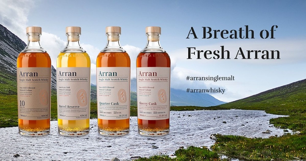 arran – single malt whisky dao scotland danh cho nguoi yeu phong cach trai cay de uong
