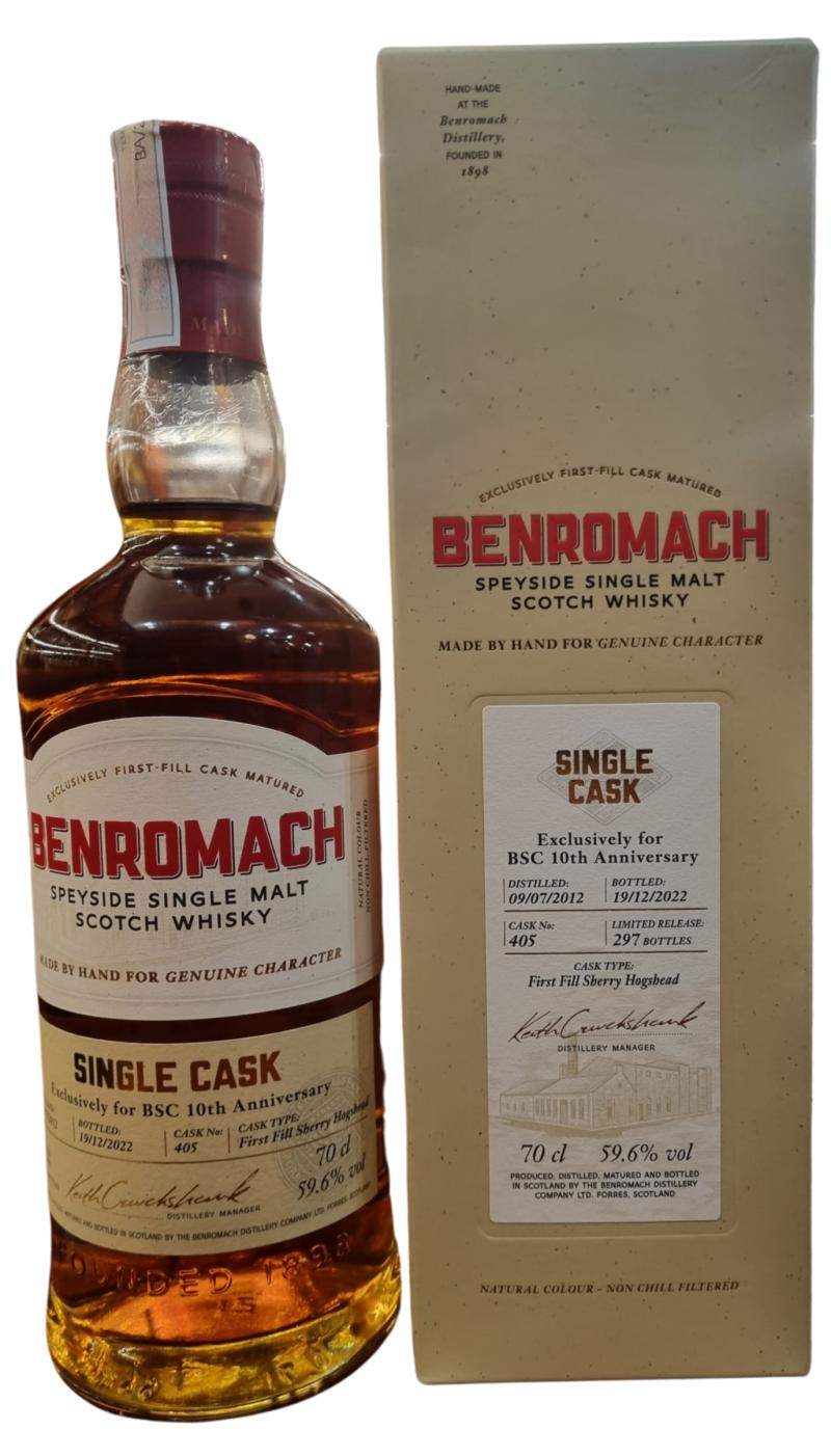 Benromach Single Cask 2012 BSC 10th Anniversary