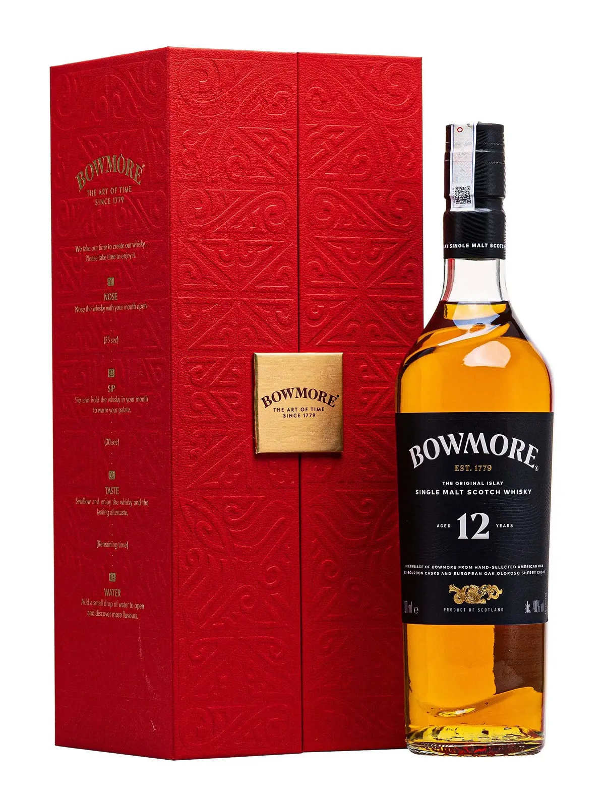 Bowmore 12 Year Old – Hộp Quà Tết 2026 Phiên Bản Không Ly Islay
