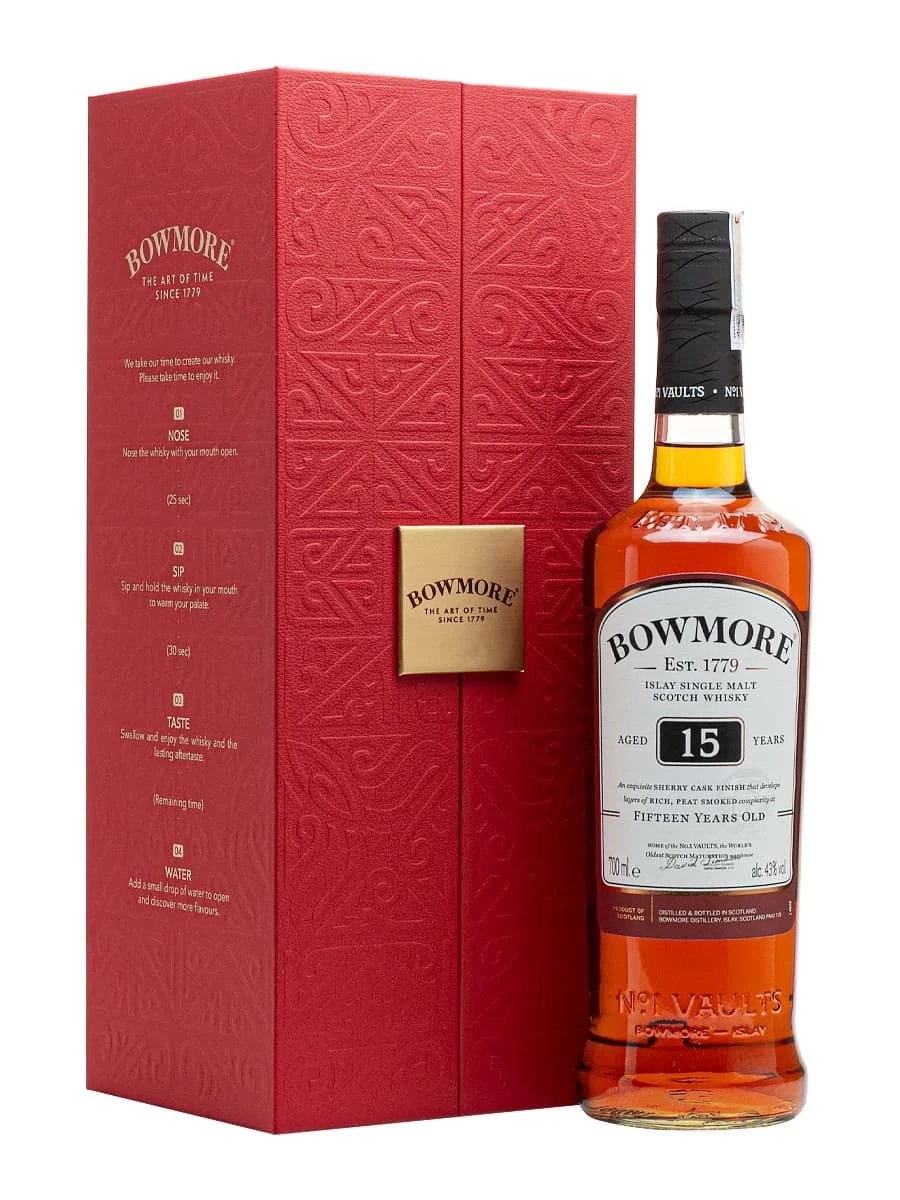 Hộp quà tết 2025 Bowmore 15 Year Old (5010496020821)