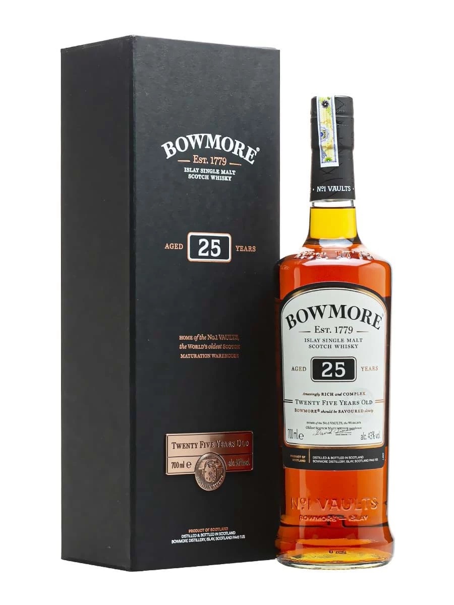 Whisky Bowmore 25 Year Old (5010496150825)