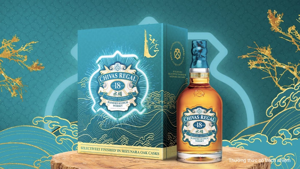 chivas regal mizunara 18 year old – khi scotch whisky gap go soi mizunara nhat ban