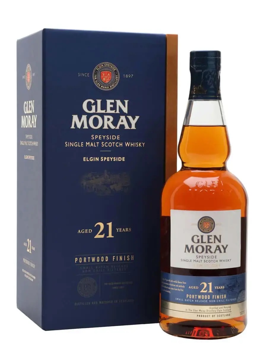 Glen Moray 21 Year Old – Single Malt Whisky vùng Speyside