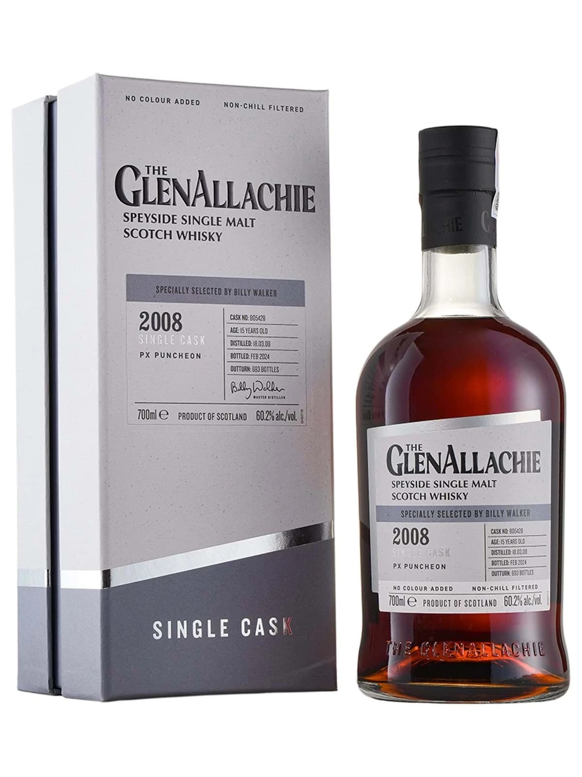 The GlenAllachie 2008 PX Puncheon Cask No. 805428