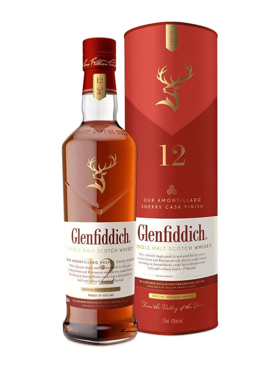 Whisky Glenfiddich 12 Year Old Sherry Cask Finish (5010327325736)