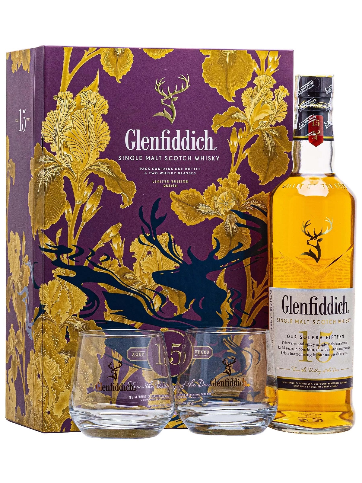Glenfiddich 15 Year Old – Hộp Quà Tết 2026 Phiên Bản Cao Cấp
