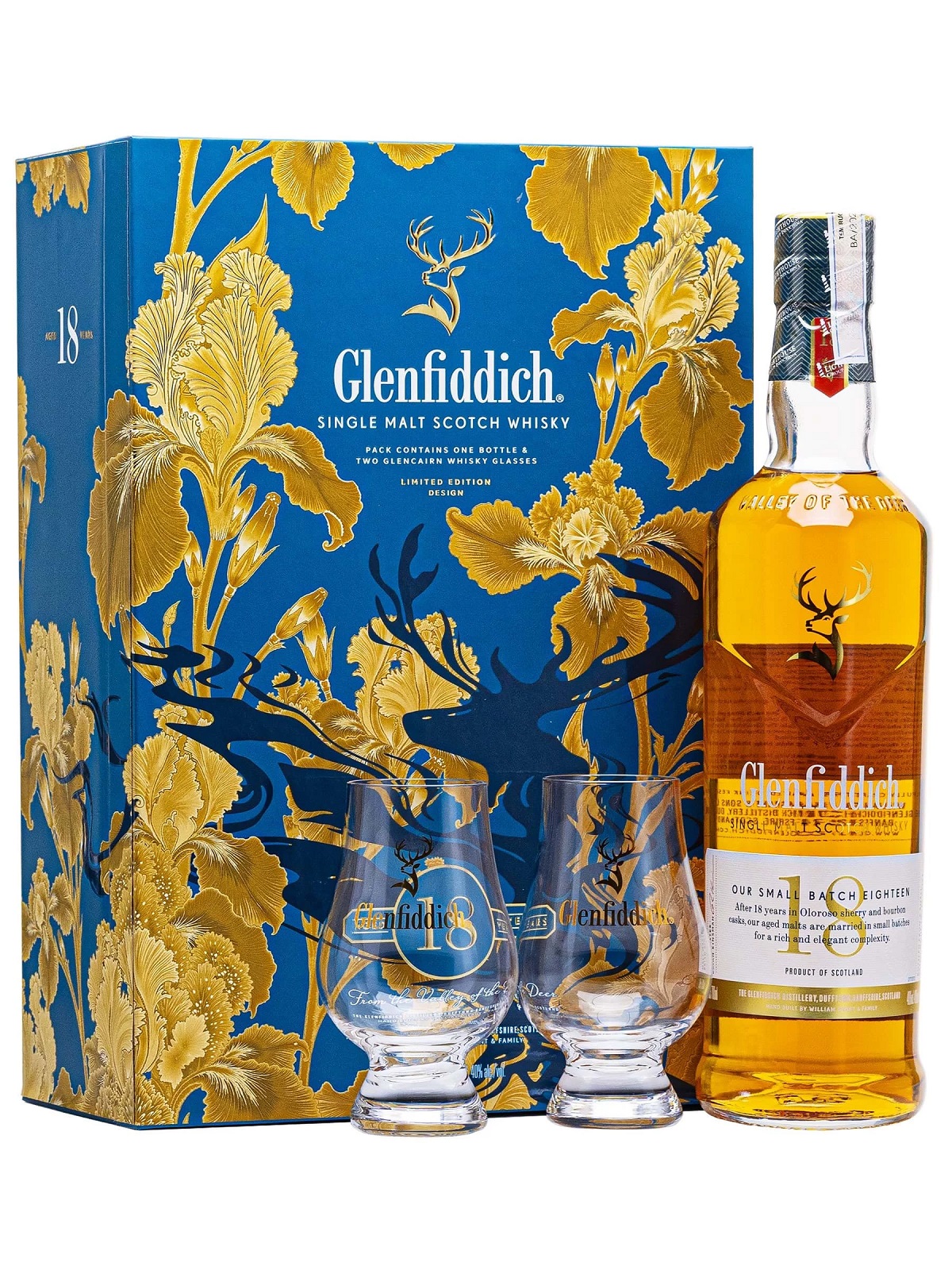 Glenfiddich 18 Year Old – Hộp Quà Tết 2026 Phiên Bản Thượng Hạng