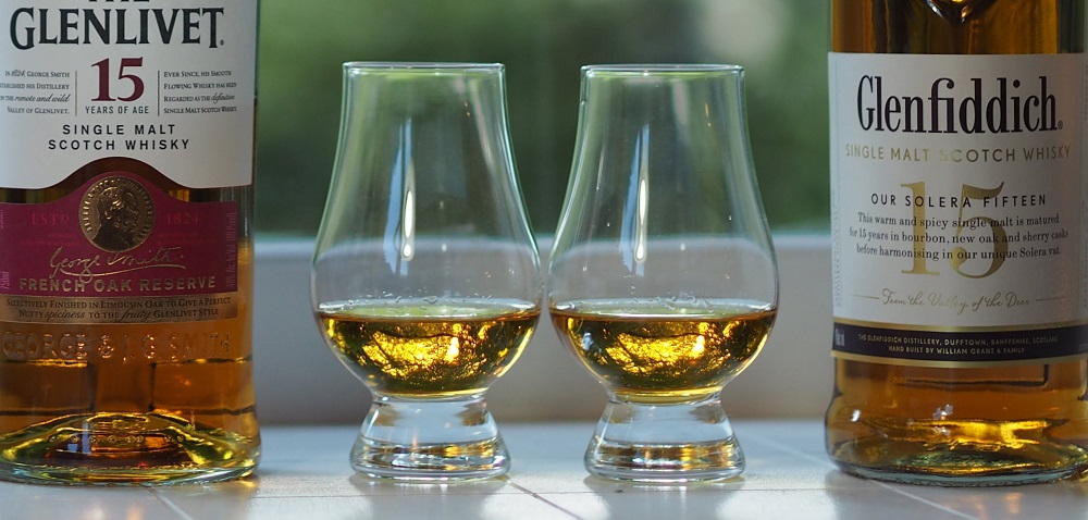 glenlivet 15 vs glenfiddich 15 – khac nhau o dau