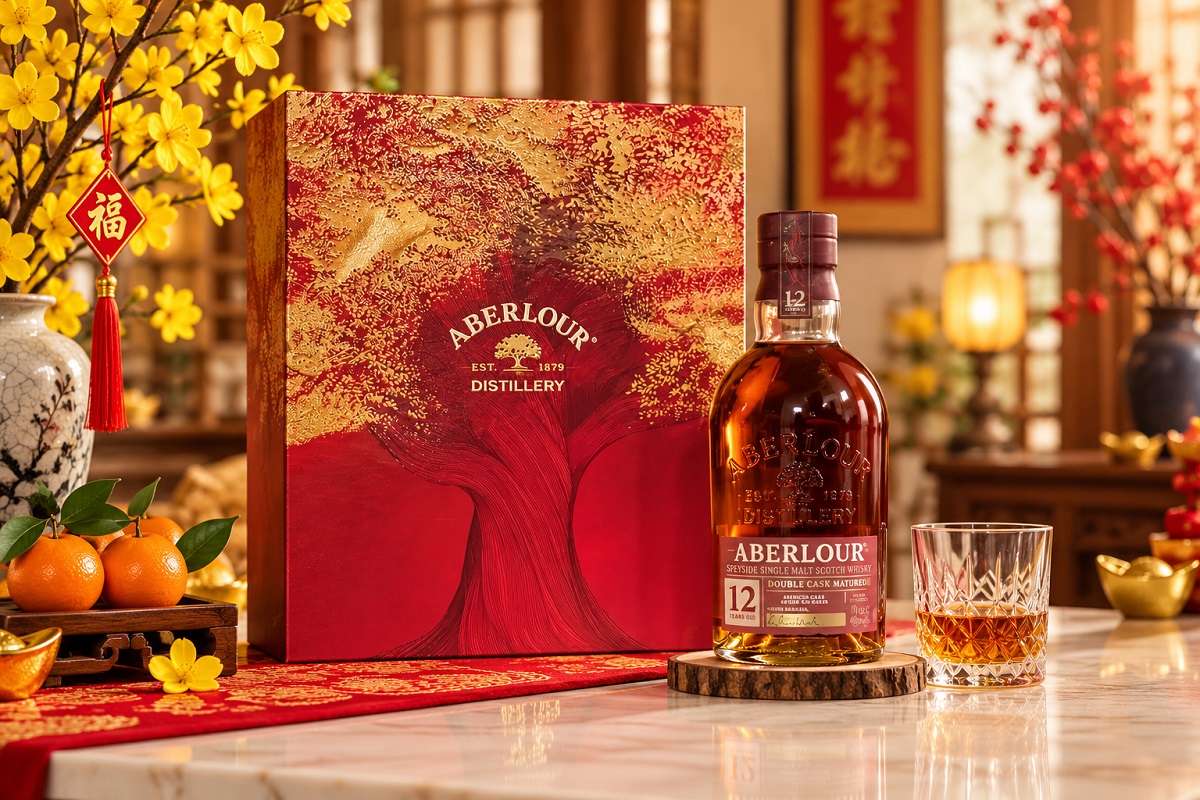 Aberlour 12 Double Cask – Hộp quà Tết 2027 vun đắp những giá trị bền lâu