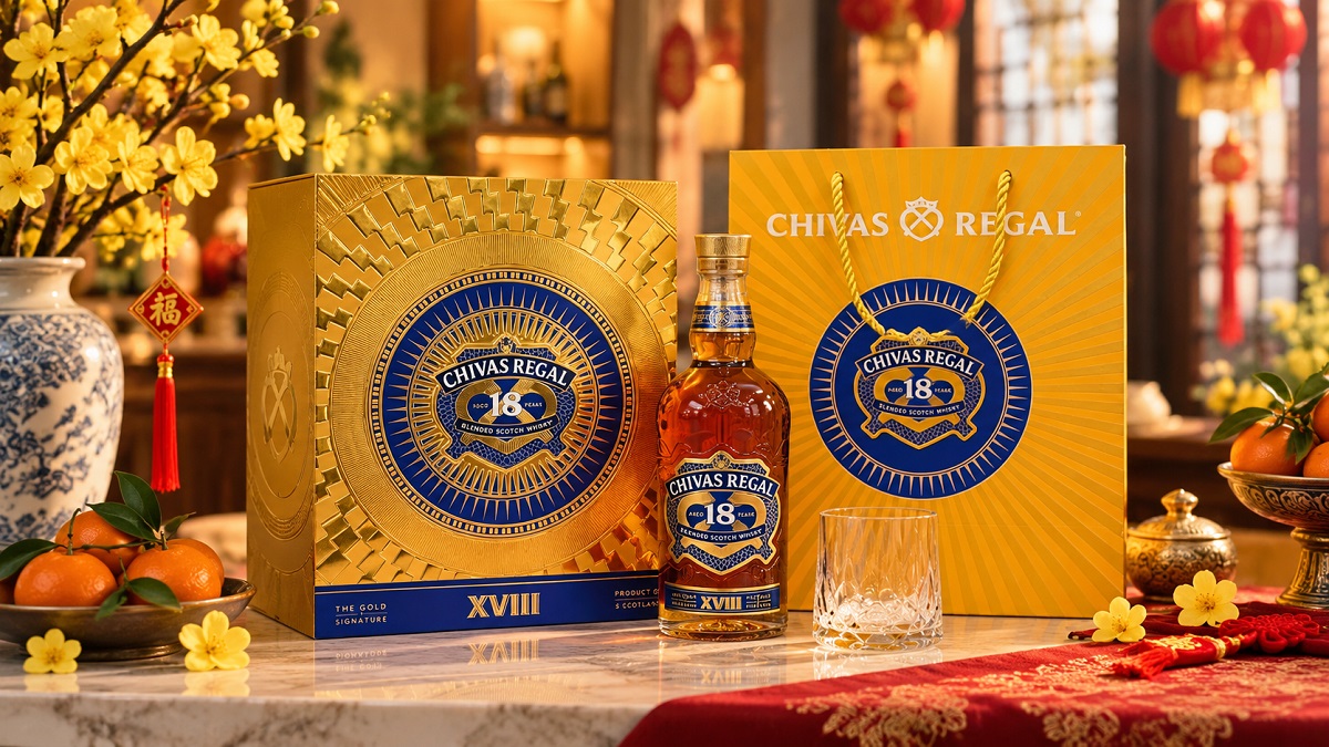 chivas regal 18 gold signature – hop qua tet 2027 sac vang cua su thinh vuong