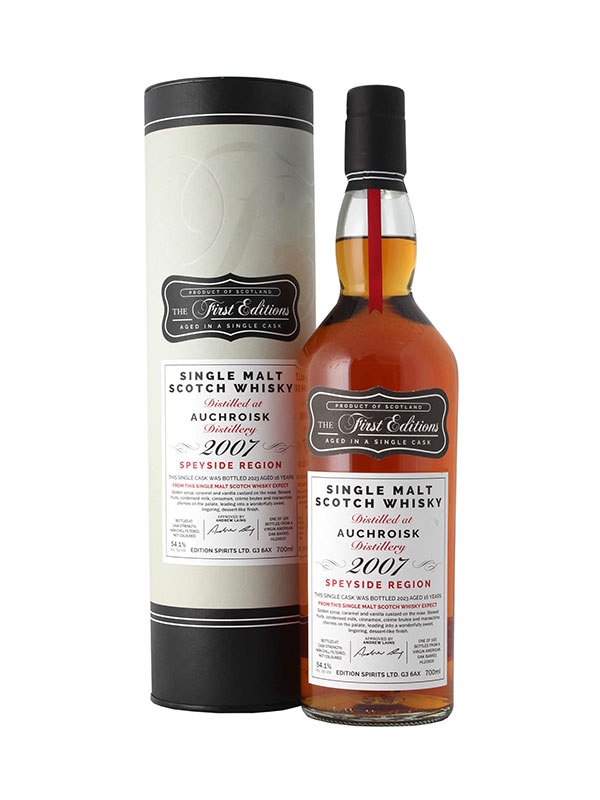 First Editions Auchroisk 2007 – Single Malt Whisky vùng Speyside