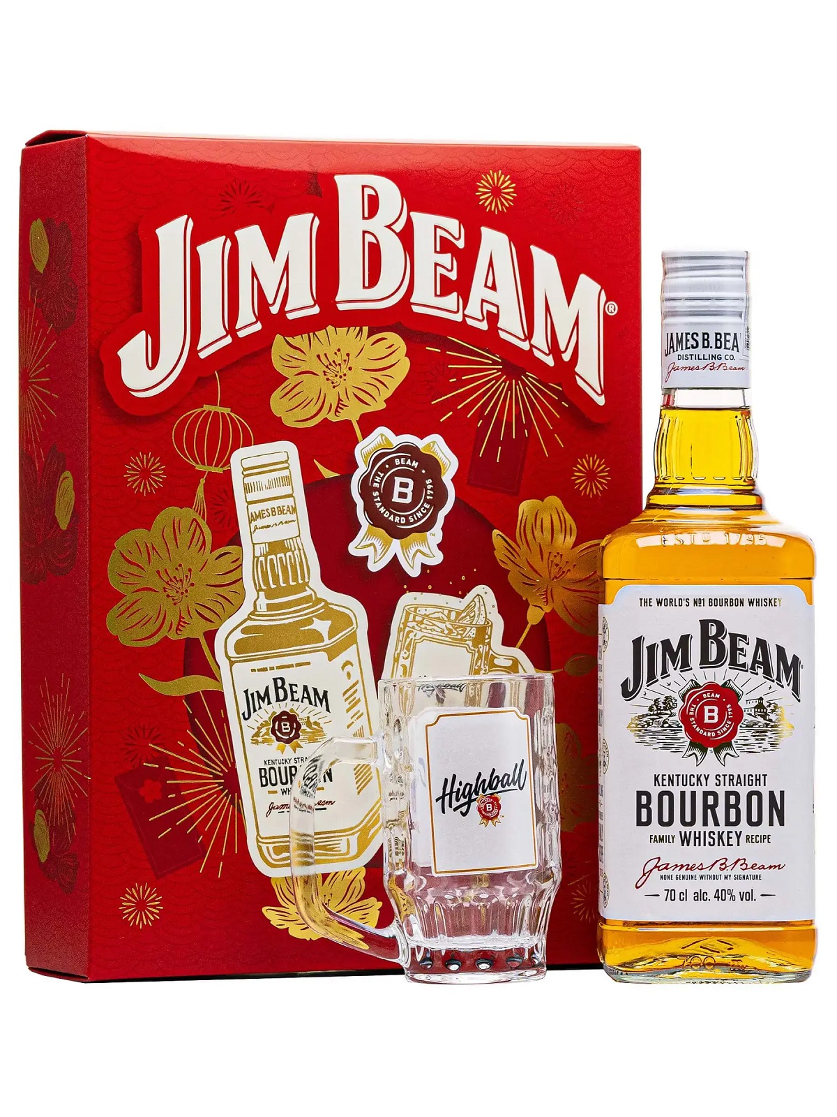 Jim Beam Bourbon – Hộp Quà Tết 2026 Phiên Bản Kentucky Truyền Thống