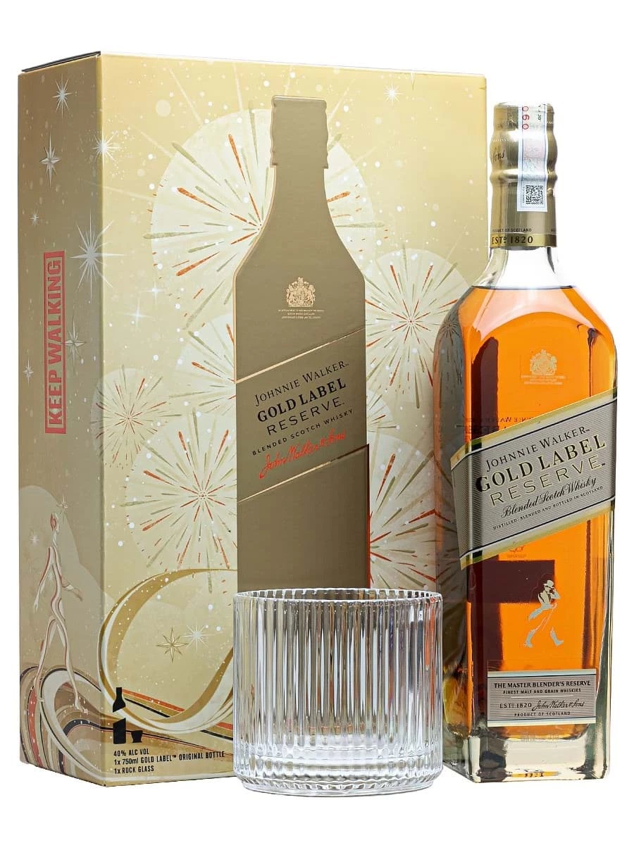 Hộp quà tết 2025 Johnnie Walker Gold Label Reserve 750ml (5000267107776)