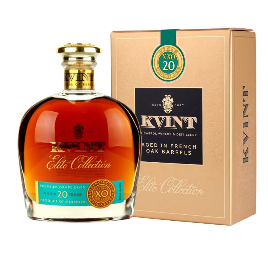 KVINT XO 20 – Brandy Moldova 20 năm ủ (700ml, 40%)