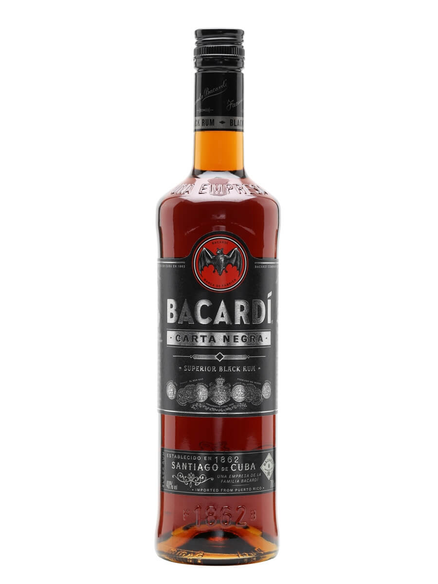 Rum Bacardi Carta Negra - Black Rum