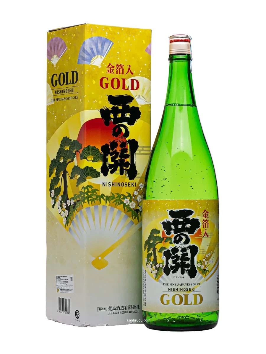 Sake Nishinoseki Gold Leaf 1800ml