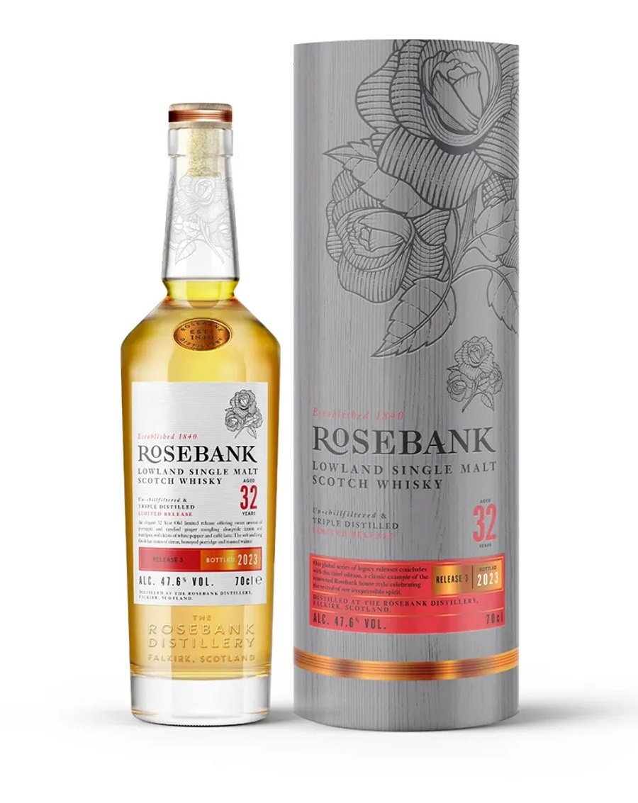 Rosebank 32 – Lowland Single Malt – Global Release 3