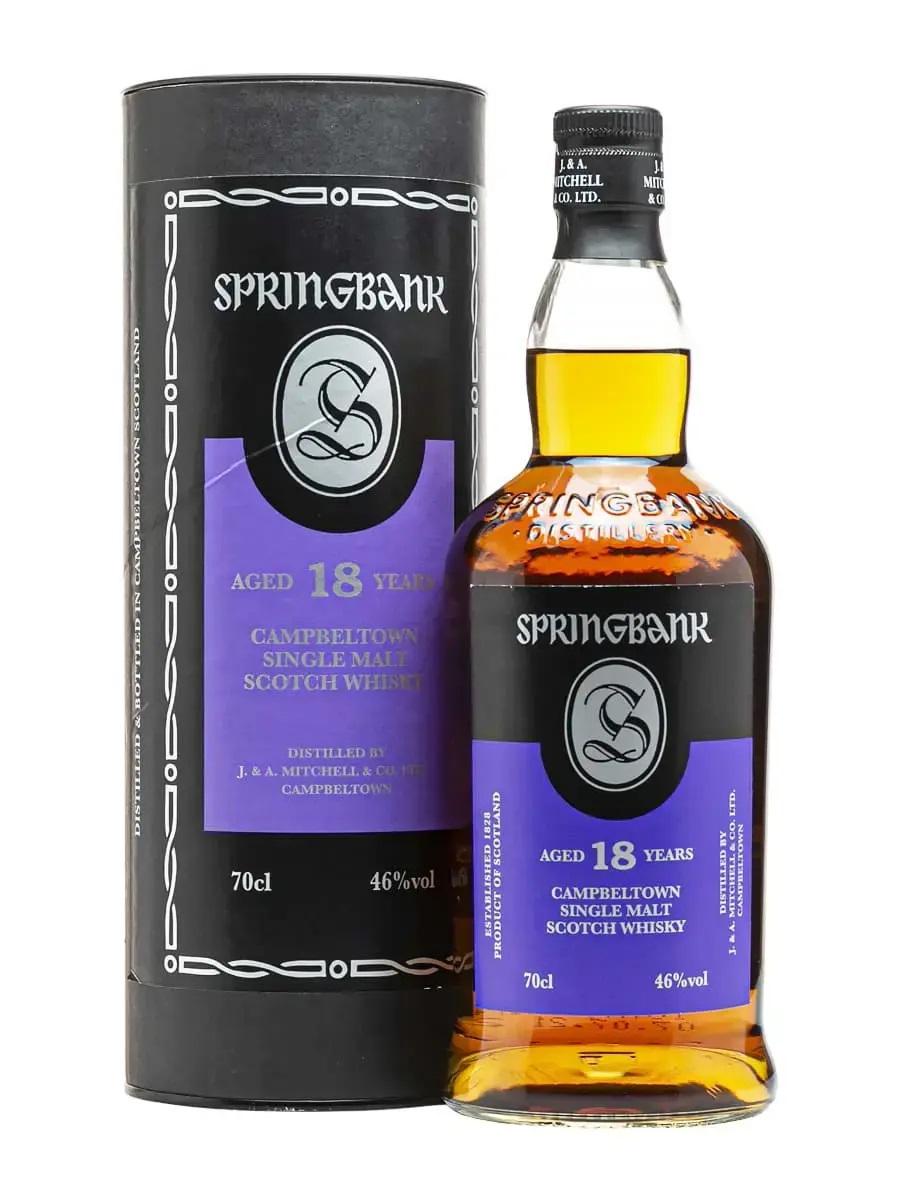 Springbank 18 Year Old – Single Malt Scotch Whisky 18 năm tuổi