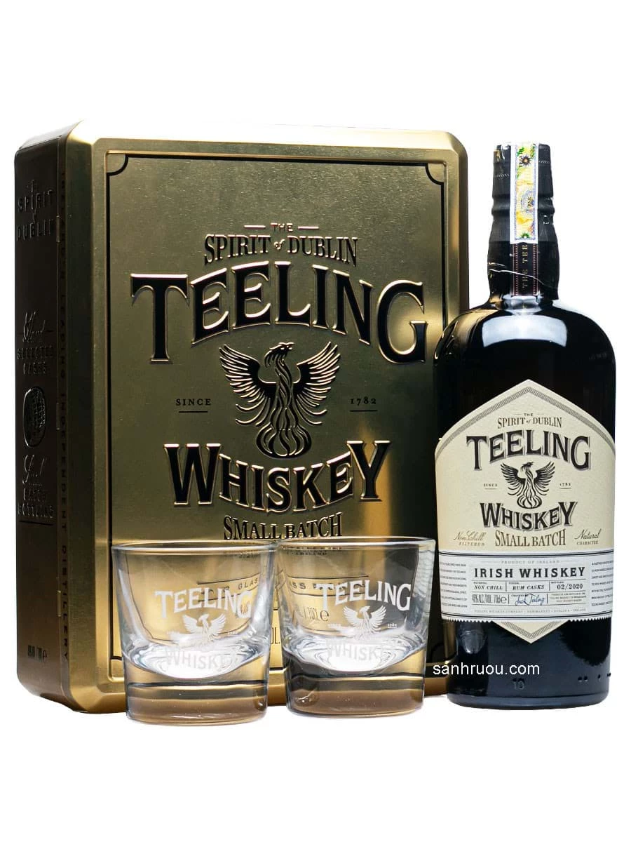 Teeling small batch Irish whiskey gift box 700ml – quà tặng chính hãng Dublin