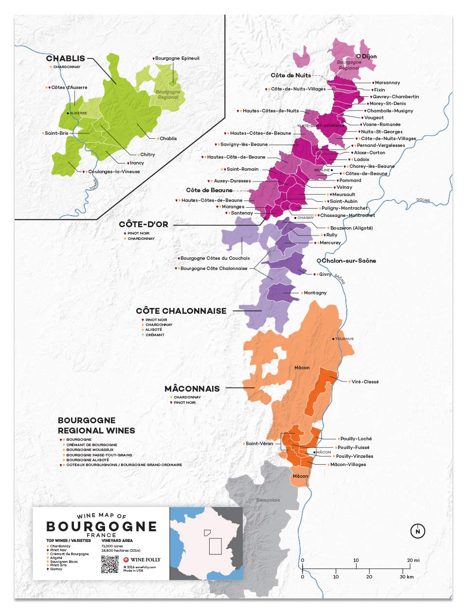 Vùng nho Bourgogne