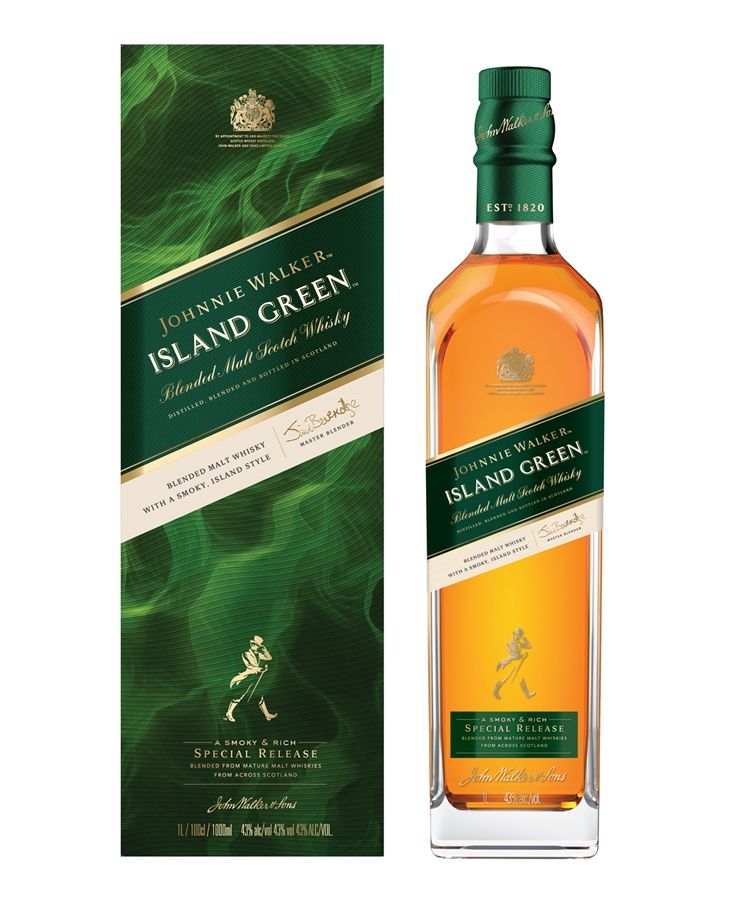Whisky Johnnie Walker Island Green 1000ml