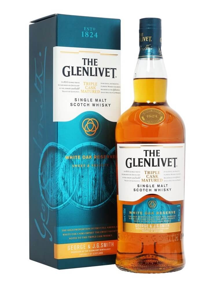 Whisky Glenlivet White Oak Reserve 1000ml