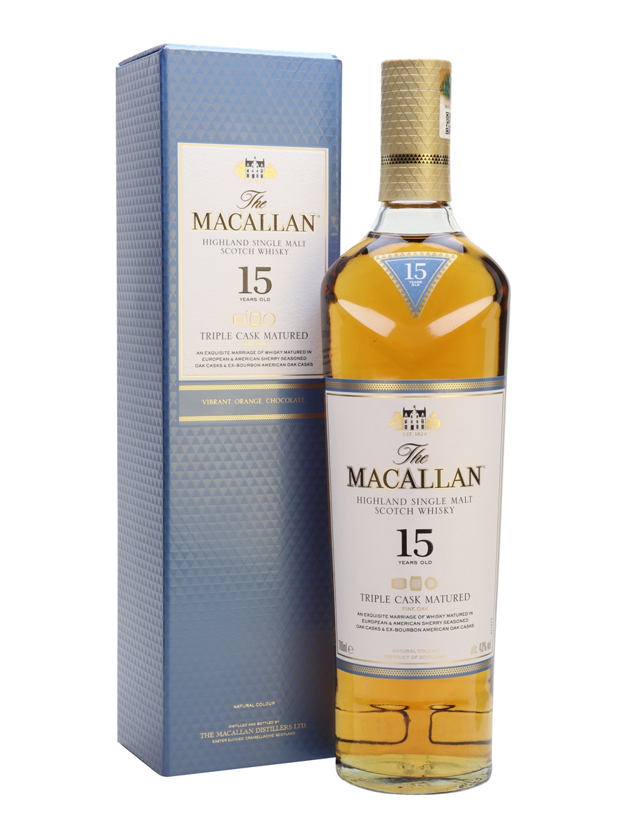 Whisky Macallan 15 Triple Cask