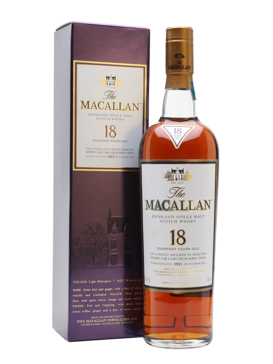 Whisky Macallan 18 Sherry Oak 1992
