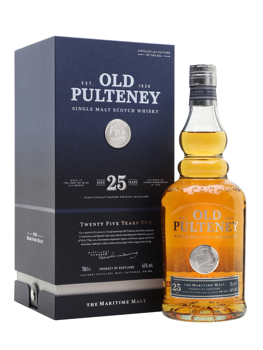Whisky Old Pulteney 25 - Bot.2019