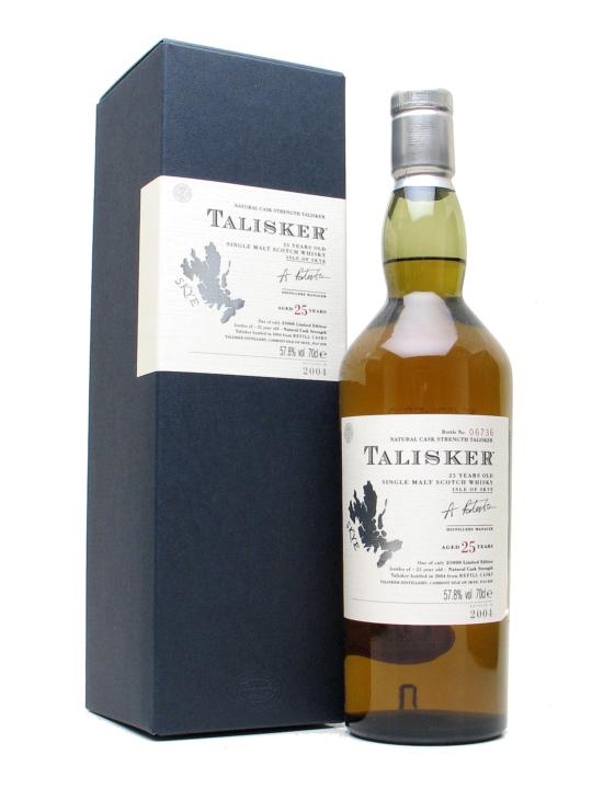 Whisky Talisker 25 YO - 2004 Release
