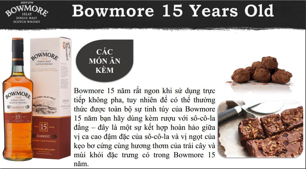 Bowmore 15 YO