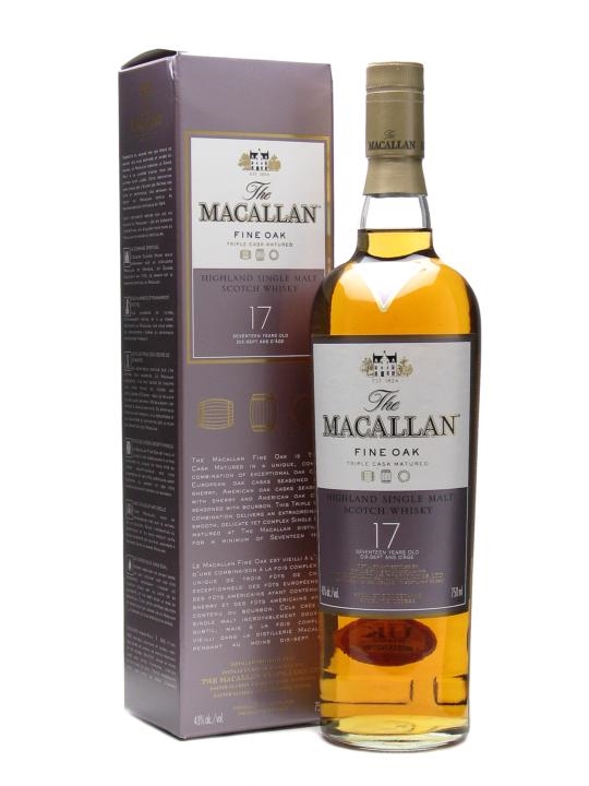 Whisky Macallan 17 Fine Oak