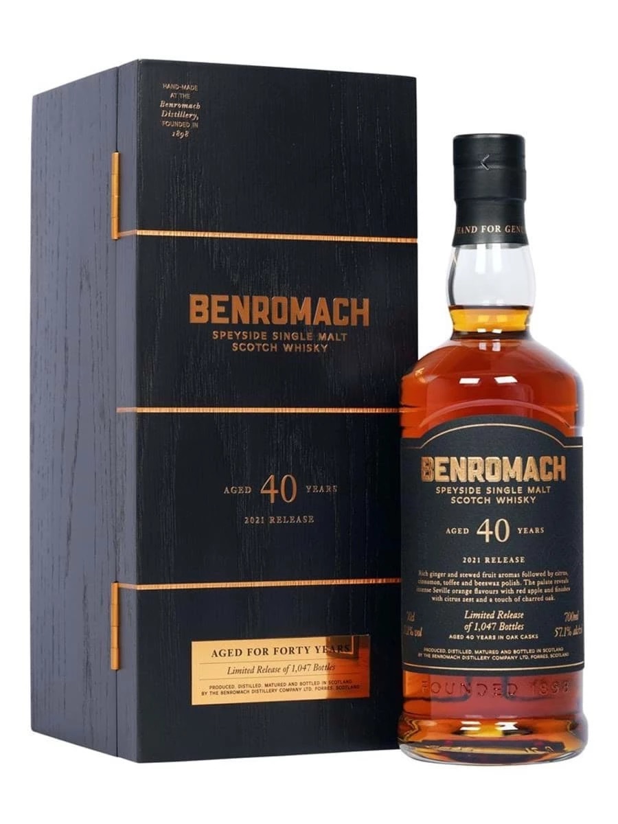 Whisky Benromach 40 YO - 2021 Release