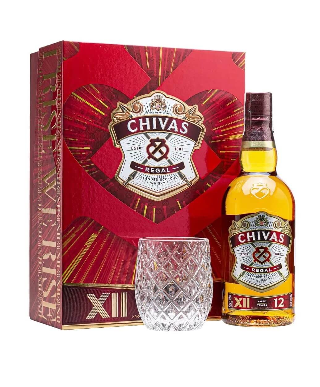 Chivas 12 - Bộ Rượu Tết 2024