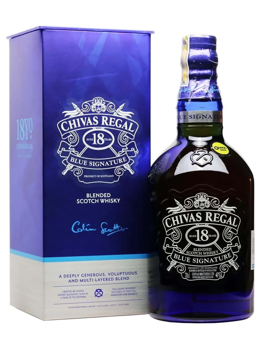 Whisky Chivas 18 Blue Signature