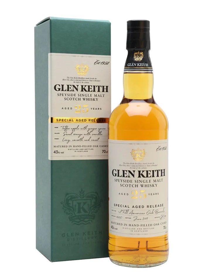 Whisky Glen Keith 25 Year Old