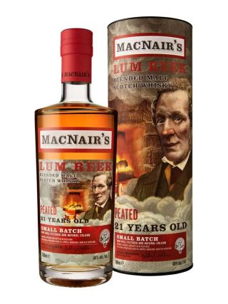 MacNair’s Lum Reek Peated 21 – blended malt whisky 21 năm tuổi với phong cách khói nhẹ, trưởng thành và cân bằng