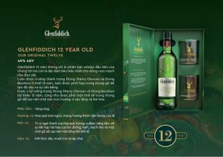 glenfiddich 12 year old la mot lua chon qua tet tinh te va day y nghia