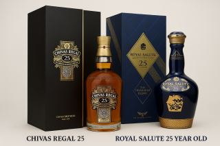 royal salute 25 year old va chivas regal 25 year old – cuoc cham tran giua hai dinh cao whisky scotland
