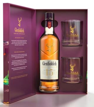 Hộp quà tết 2025 Glenfiddich 15 Year Old (5010327325125)