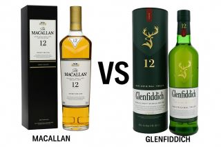 so sanh the macallan 12 sherry oak vs glenfiddich 12 original