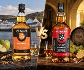 Springbank 10 Year Old 46% và Springbank 10 Fino Cask 55% khác nhau thế nào?