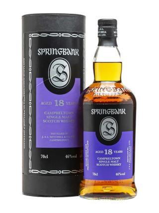Springbank 18 Year Old – Single Malt Scotch Whisky 18 năm tuổi