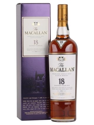 Whisky Macallan 18 Sherry Oak 2016