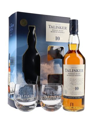Whisky Talisker 10 - Kèm 2 Ly
